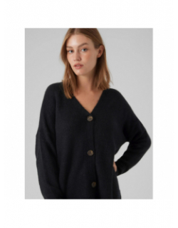 Gilet cardigan oversize lefile noir femme - Vero Moda