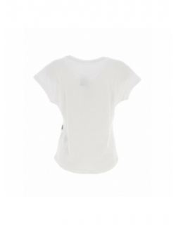 T-shirt loose bondy life play vert blanc femme - Only