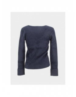Pull vol v moove bleu marine femme - Morgan