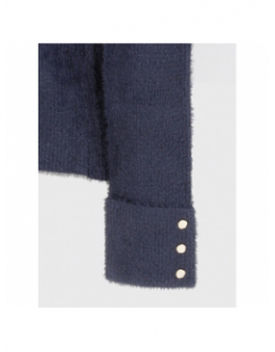 Pull vol v moove bleu marine femme - Morgan