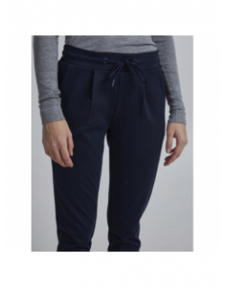 Pantalon kate bleu marine femme - Ichi