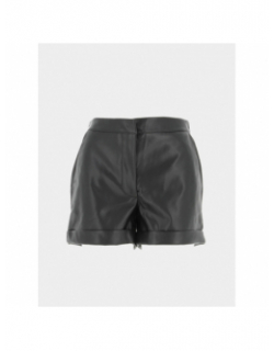 Short simili cuir sof noir femme - Vero Moda