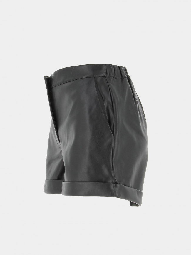 Short simili cuir sof noir femme - Vero Moda