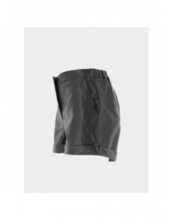 Short simili cuir sof noir femme - Vero Moda