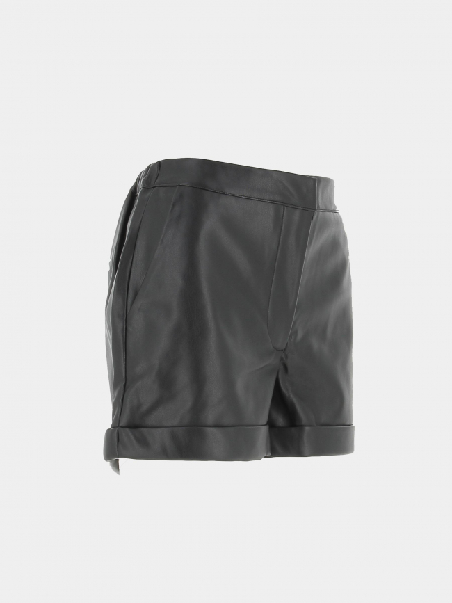 Short simili cuir sof noir femme - Vero Moda