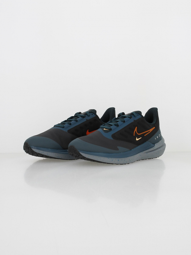 Chaussures de running air winflo 9 shield noir homme - Nike