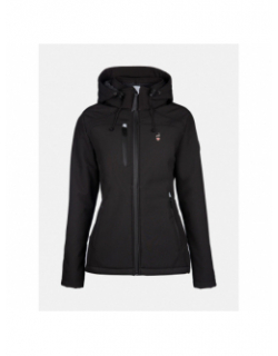 Veste softshell polaire naleg noir femme - Aulp