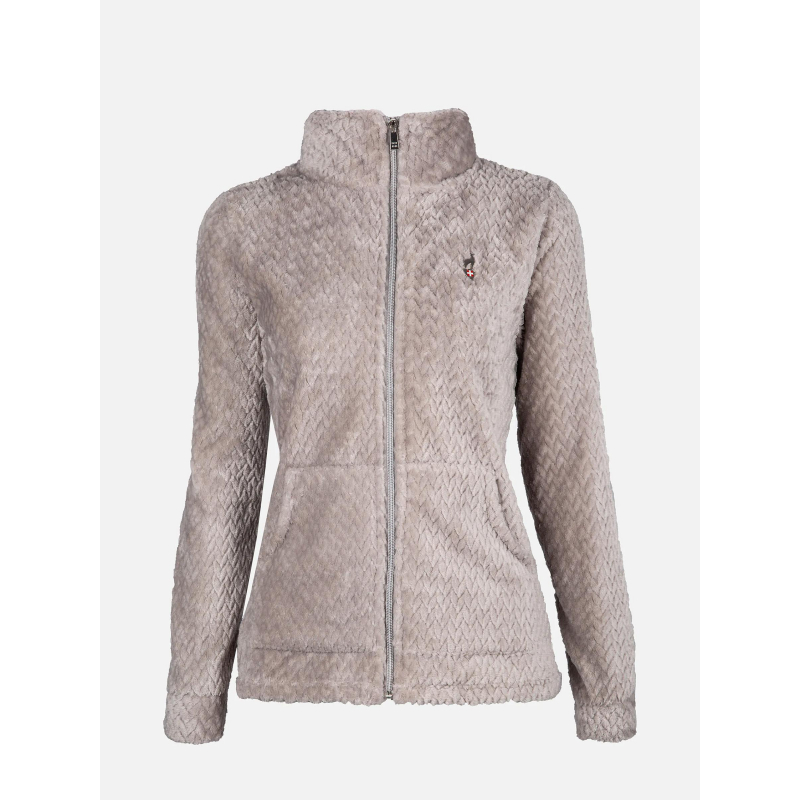 Veste polaire becco sepia gris femme - Aulp