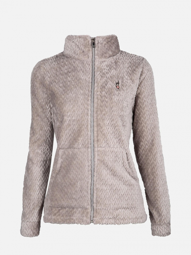 Veste polaire becco sepia gris femme - Aulp