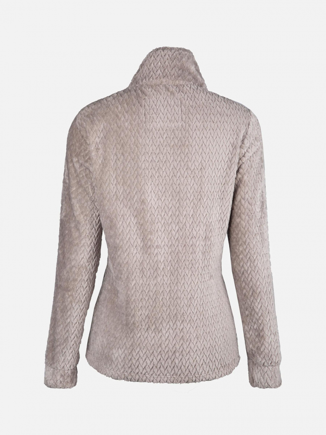 Veste polaire becco sepia gris femme - Aulp