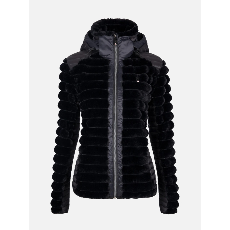 Veste polaire bi-matière notil noir femme - Aulp