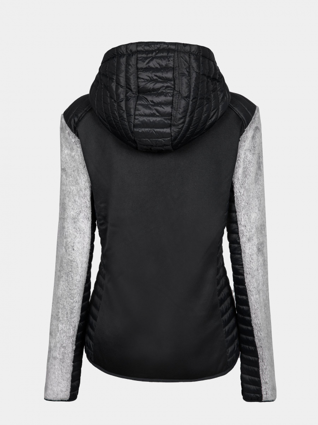 Veste polaire bi-matière utoyo noir femme - Aulp
