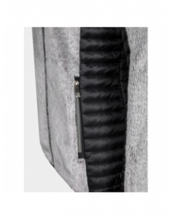 Veste polaire bi-matière utoyo noir femme - Aulp