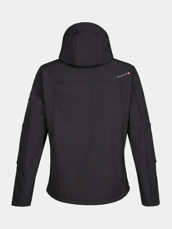 Veste technique softshell fourrée nemev noir homme - Aulp