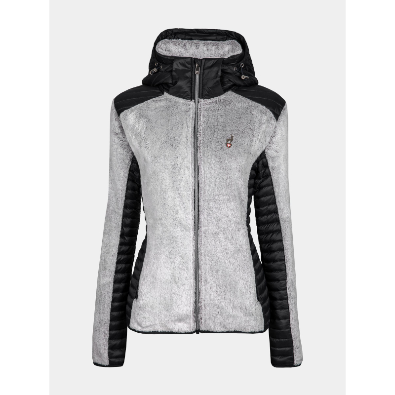 Veste hybride polaire gris femme - Aulp