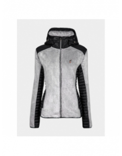 Veste hybride polaire gris femme - Aulp