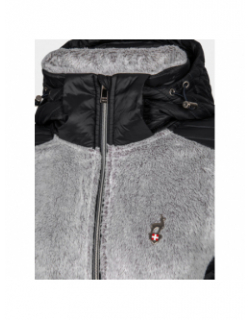 Veste hybride polaire gris femme - Aulp