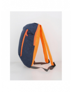 Sac à dos randonnée 10L bleu marine orange fluo - Aulp