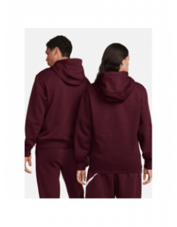 Sweat à capuche nsw club bordeaux homme - Nike