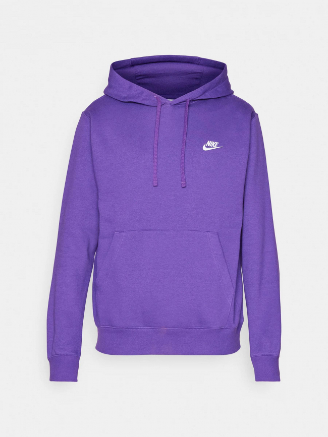 Sweat à capuche sportswear club violet homme - Nike