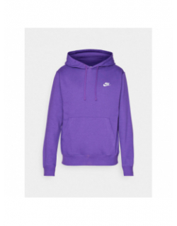 Sweat à capuche sportswear club violet homme - Nike