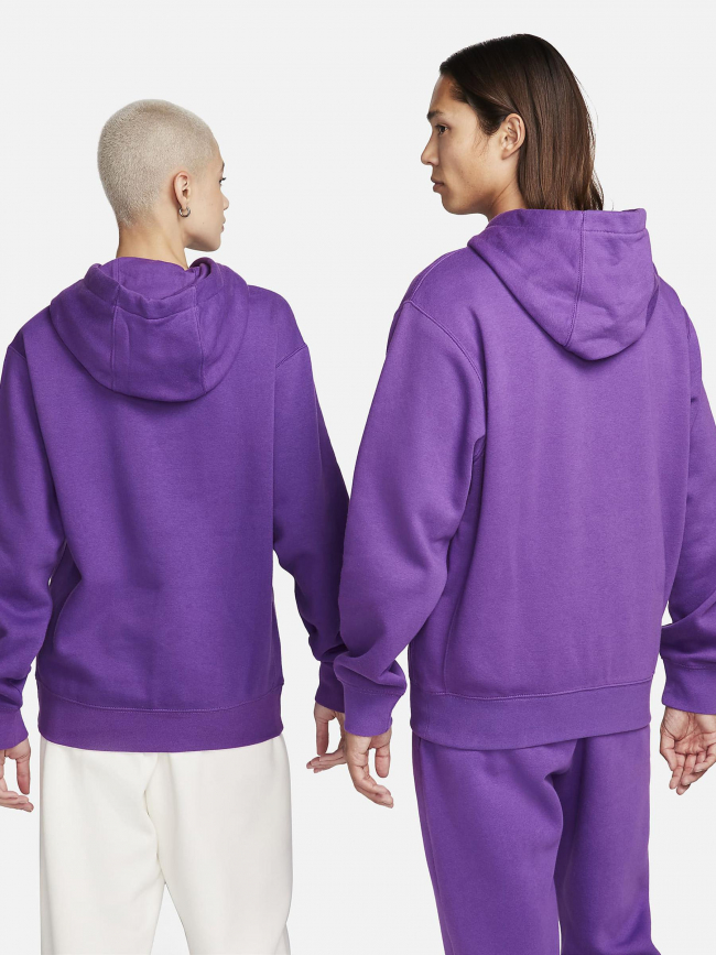 Sweat à capuche sportswear club violet homme - Nike