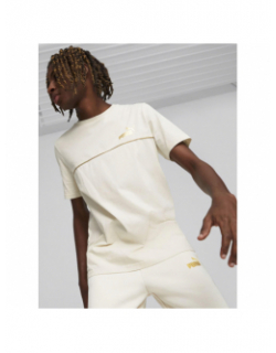 T-shirt minimal gold beige homme - Puma