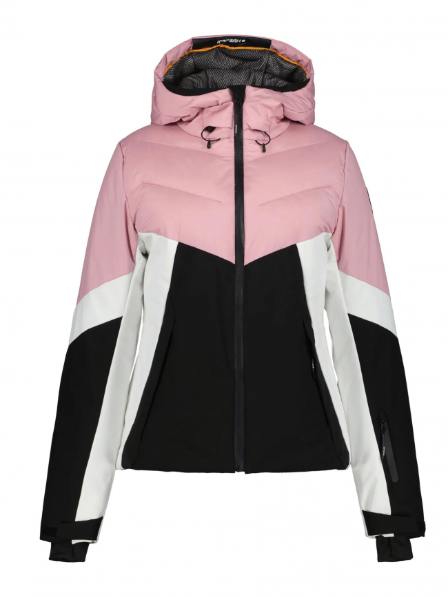 Veste de ski eleele rose blanc noir femme - Icepeak