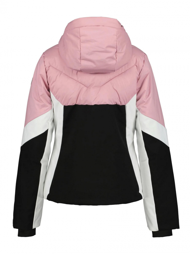 Veste de ski eleele rose blanc noir femme - Icepeak