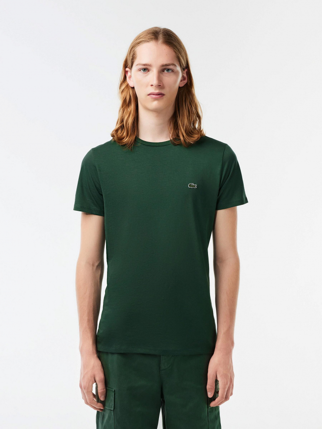 T-shirt core essentials uni vert homme - Lacoste