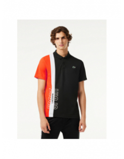 Polo manches courtes tennis performance noir homme - Lacoste