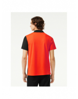 Polo manches courtes tennis performance noir homme - Lacoste