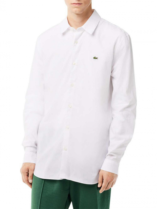 Chemise manches longues core essential banc homme - Lacoste