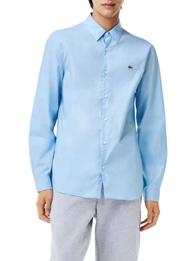 Chemise manches longues core essential bleu homme - Lacoste