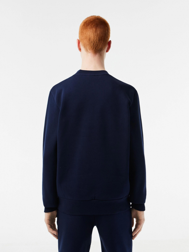 Sweat core solid bleu marine homme - Lacoste