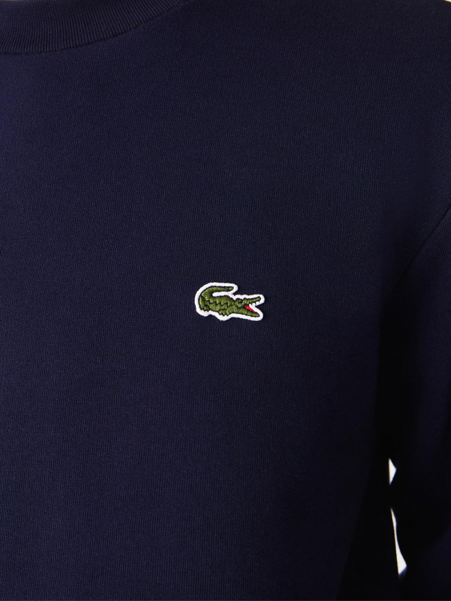 Sweat core solid bleu marine homme - Lacoste