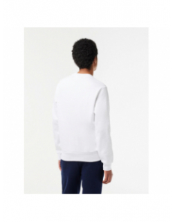 Sweat core solid blanc homme - Lacoste