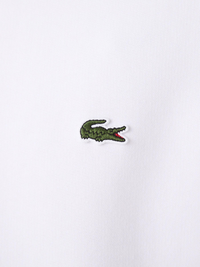 Sweat core solid blanc homme - Lacoste