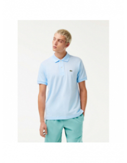 Polo ruisseau manches courtes bleu homme - Lacoste