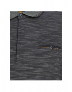 Polo manches longues graux bleu homme - Benson & Cherry