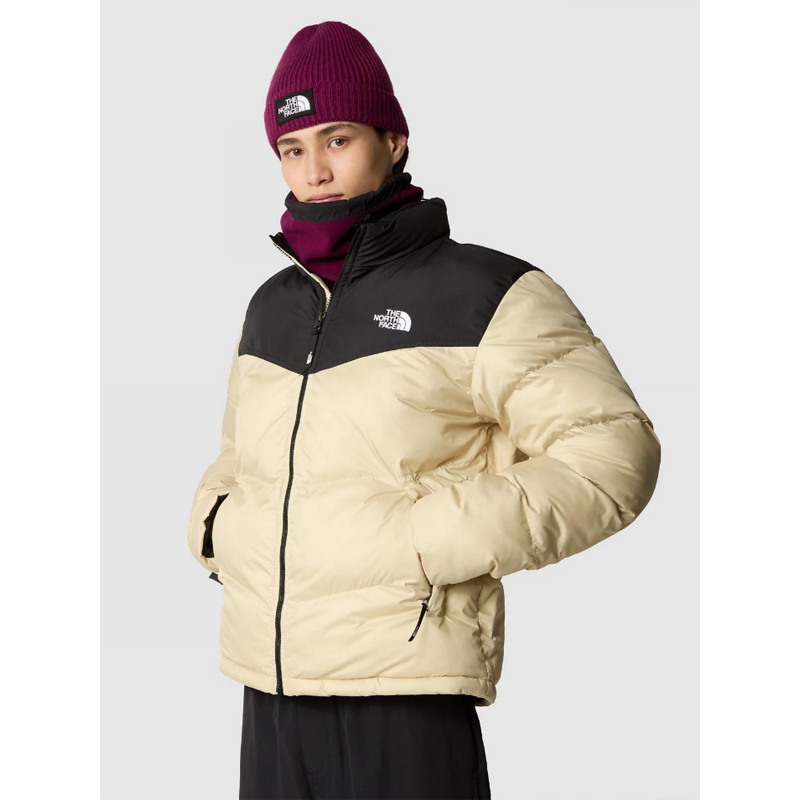 Doudoune saikuru beige noir homme - The North Face