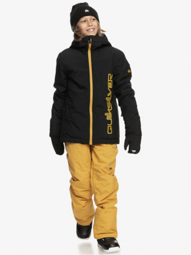 Veste de ski morton noir garçon - Quiksilver