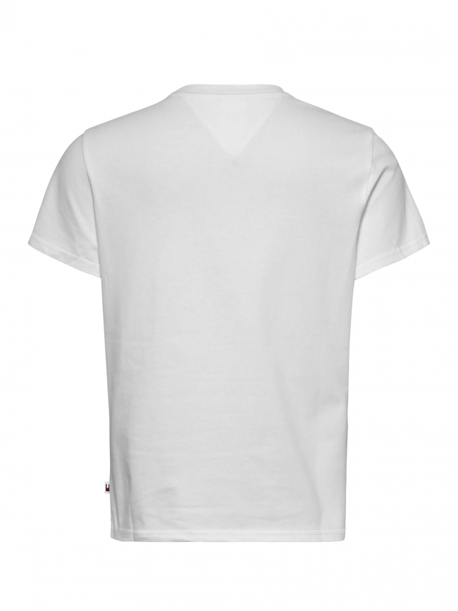 T-shirt regular script blanc femme - Tommy Jeans