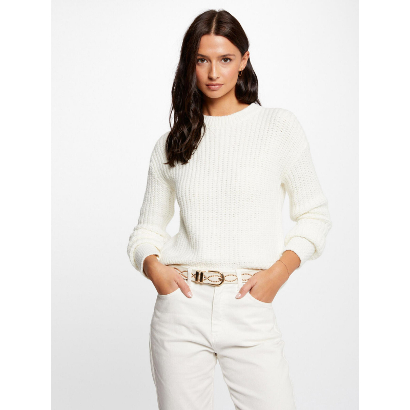 Pull marjo écru blanc femme - Morgan