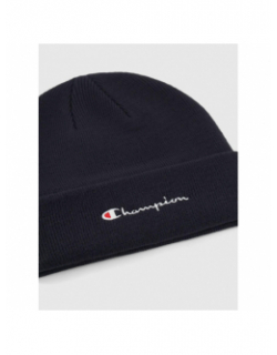 Bonnet logo brodé bleu marine - Champion