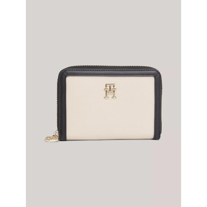 Porte monnaie essential med z beige femme - Tommy Hilfiger