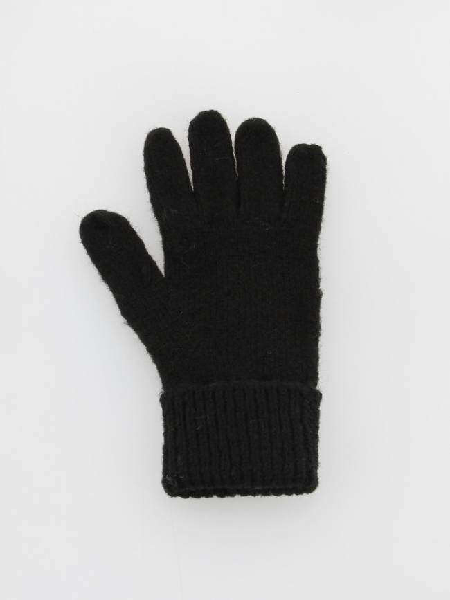 Gants pyron noir femme - Pieces