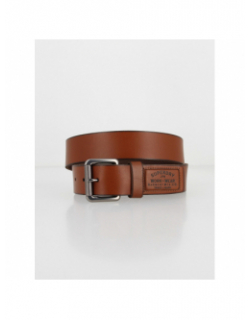 Ceinture en cuir badgeman marron homme - Superdry