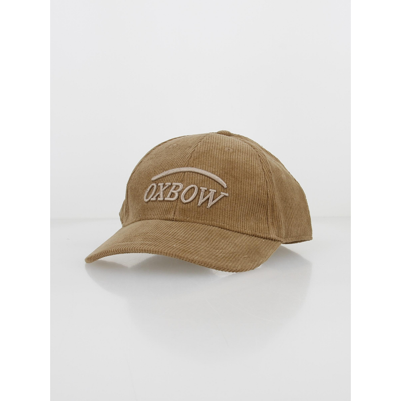 Casquette velours brodée evazi marron - Oxbow