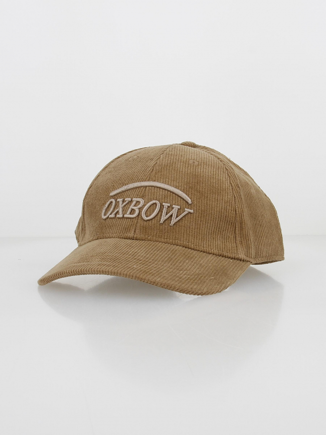 Casquette velours brodée evazi marron - Oxbow